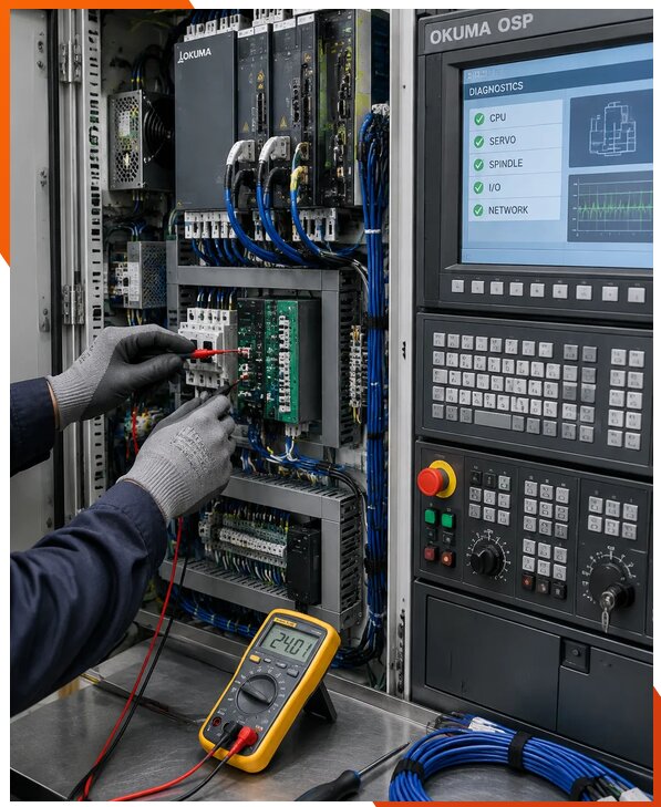 Ремонт систем ЧПУ Okuma OSP в Волжском